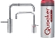 Quooker® robinet à eau bouillante Pro3-VAQ Twintaps Nordic Square acier QP3TNSS