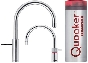 Quooker® robinet à eau bouillante Pro3-VAQ Twintaps Nordic Round acier QP3TNRS